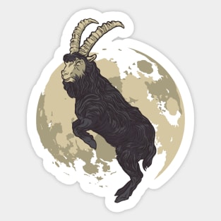 goat shirt, goat gift, goats, billy goat, goat kid, goat dad, desire, chamois, Aries Sticker